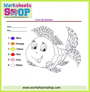 Rich Rusults on Google's SERP when searching for 'Colour by numbers Fish Worksheet'
