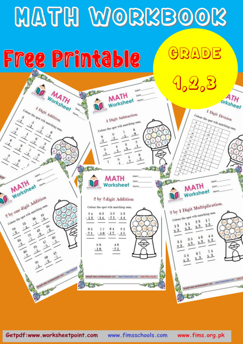 math workbook additionsubtractionmultiplication and devision free
